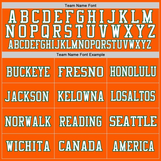 Custom Orange White-Kelly Green Mesh Authentic Throwback Football Jersey